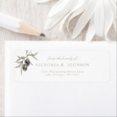 Rücksendeadresse zur Beerdigung von Olive Branch F (Insitu)