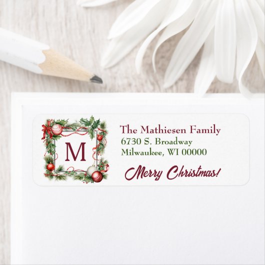 Rücksendeadresse zur Gestaltung des Mongram Square (Insitu)