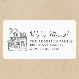 Rücksendeadresse zur Portrait-Bewegung im Haus