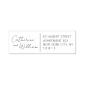 Rücksendeadresse zur Split Design Self Inking-Brie Permastempel (Design)