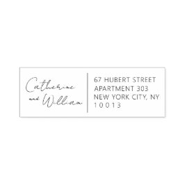 Rücksendeadresse zur Split Design Self Inking-Brie Permastempel