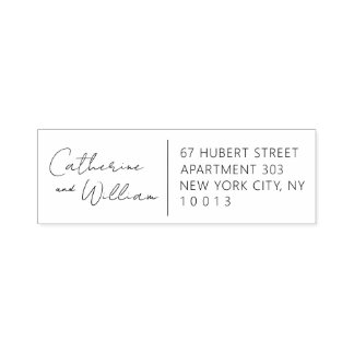 Rücksendeadresse zur Split Design Self Inking-Brie Permastempel