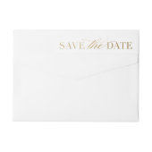 Rücksendeadresseaufkleber des Klassikers Save the (Rückseite)