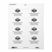 Rücksendeadressen-Aufkleber (Vorne)