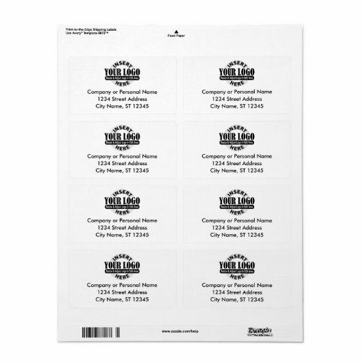 Rücksendeadressen-Aufkleber (Vorne)