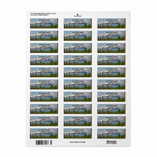 Rücksendeadressen-Aufkleber (Vorne)