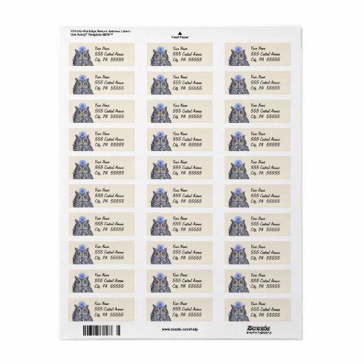 Rücksendeadressen-Aufkleber (Vorne)