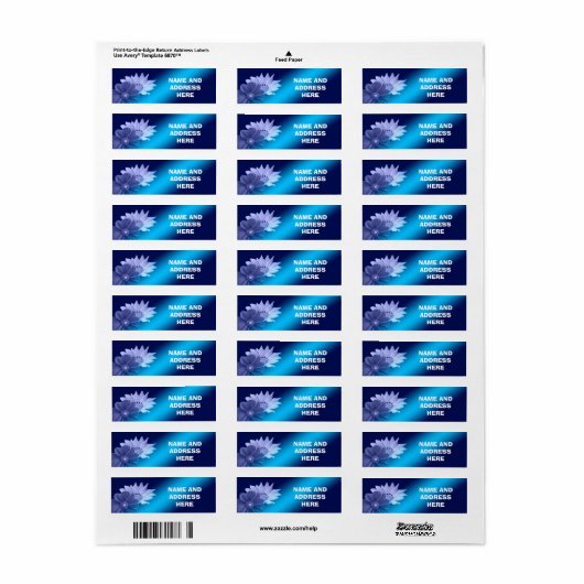 Rücksendeadressen-Aufkleber (Vorne)