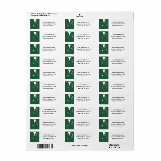 Rücksendeadressen-Aufkleber (Vorne)