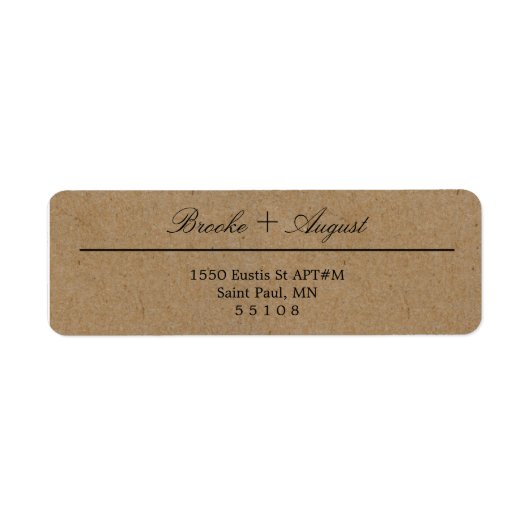 Rücksendeadressen-Aufkleber (Vorne)