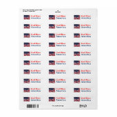 Rücksendeadressen-Aufkleber (Vorne)