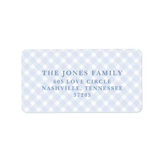 Rücksendeadressen-Aufkleber Adressaufkleber (Vorne)