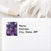 Rücksendeadressen-Aufkleber Amethyst Crystals (Insitu)