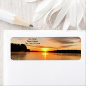 Rücksendeadressen-Aufkleber auf dem Oconee Sunset (Insitu)