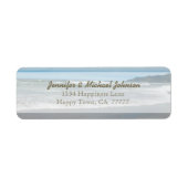 Rücksendeadressen-Aufkleber bei Hochzeiten am Stra (Vorne)