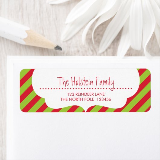 RÜCKSENDEADRESSEN-AUFKLEBER:: Cupid's bow bright s (Insitu)