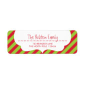 RÜCKSENDEADRESSEN-AUFKLEBER:: Cupid's bow bright s (Vorne)