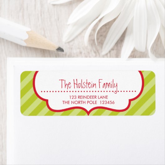 RÜCKSENDEADRESSEN-AUFKLEBER:: Cupid's bow bright s (Insitu)