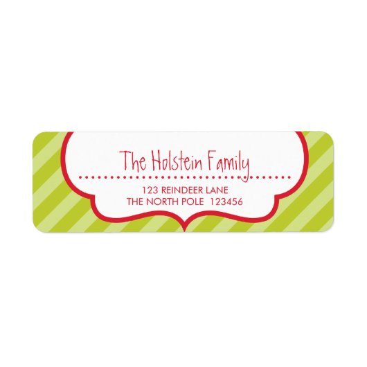 RÜCKSENDEADRESSEN-AUFKLEBER:: Cupid's bow bright s (Vorne)