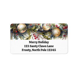 Rücksendeadressen-Aufkleber der Garland Collection Adressaufkleber