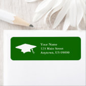 Rücksendeadressen-Aufkleber der Graduierungsobergr (Insitu)