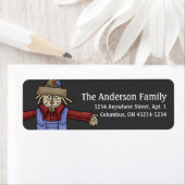 Rücksendeadressen-Aufkleber der Herbst-Saison (Insitu)