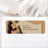 Rücksendeadressen-Aufkleber der Hochzeit oder Zere (Insitu)