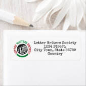 Rücksendeadressen-Aufkleber der Letter Writers Soc (Insitu)