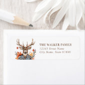 Rücksendeadressen-Aufkleber der niedlichen Herbstr (Insitu)