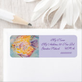 Rücksendeadressen-Aufkleber der Sea Fish Wassercol (Insitu)