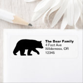 Rücksendeadressen-Aufkleber der Silhouette (Insitu)