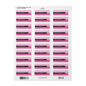 RÜCKSENDEADRESSEN-AUFKLEBER :: einfache minimale K (Vorne)