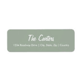 Rücksendeadressen-Aufkleber - Einladung zur Hochze (Vorne)