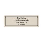 Rücksendeadressen-Aufkleber - Einladung zur Hochze (Vorne)