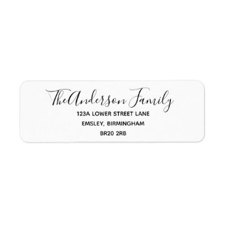 Rücksendeadressen-Aufkleber - erblühendes Elegant