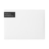 Rücksendeadressen-Aufkleber für benutzerdefinierte (Vorderseite)