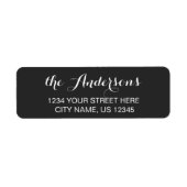 Rücksendeadressen-Aufkleber für benutzerdefinierte (Vorne)