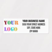 Rücksendeadressen-Aufkleber für benutzerdefinierte Etiketten (Design 2)