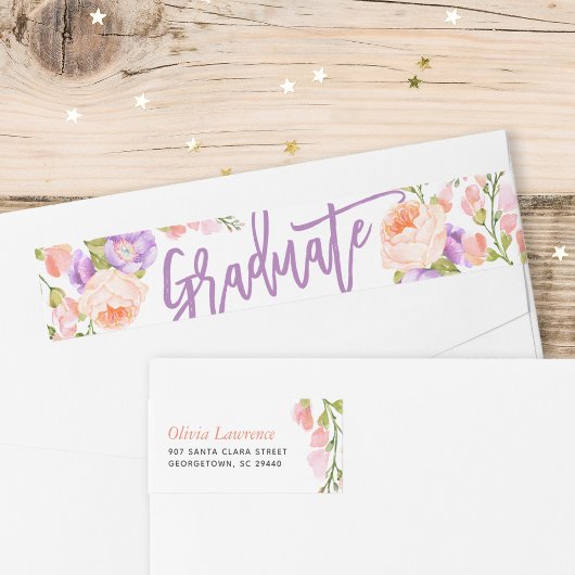 Rücksendeadressen-Aufkleber für Blumenbeete