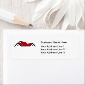 Rücksendeadressen-Aufkleber für das Firmenlogo (Insitu)