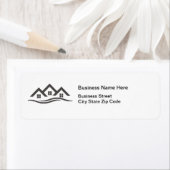 Rücksendeadressen-Aufkleber für den Bau von echten (Insitu)