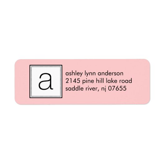 Rücksendeadressen-Aufkleber für den klassischen Bu (Vorne)