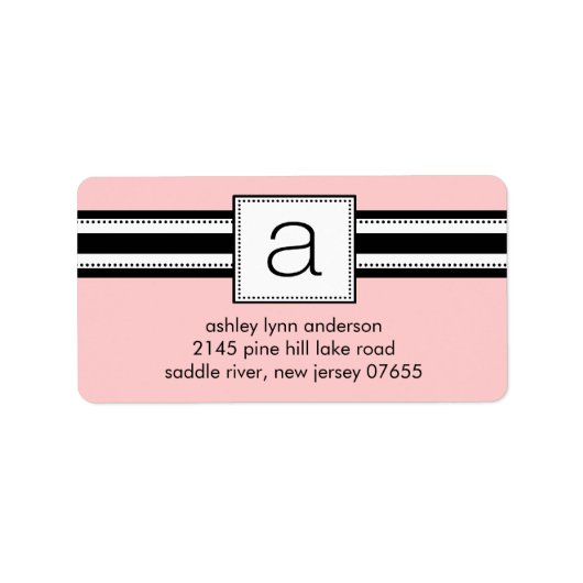 Rücksendeadressen-Aufkleber für den klassischen Bu Adressaufkleber (Vorne)