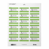 Rücksendeadressen-Aufkleber für den klassischen Bu Adressaufkleber (Vorne)