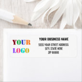 Rücksendeadressen-Aufkleber für den Logo-Namen per (Insitu)