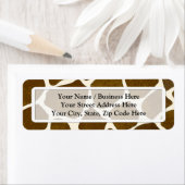 Rücksendeadressen-Aufkleber für die Giraffenausgab (Insitu)