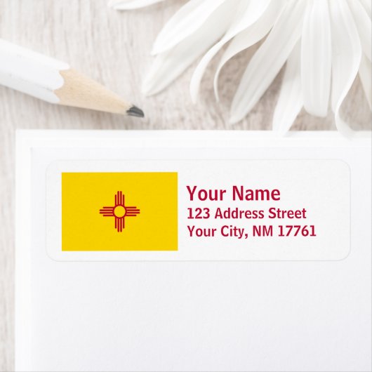 Rücksendeadressen-Aufkleber für die neue mexikanis (Insitu)