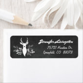 Rücksendeadressen-Aufkleber für Holzkartons (Insitu)