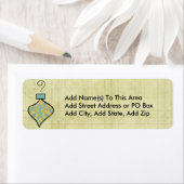 Rücksendeadressen-Aufkleber für hübsche Ornamente (Insitu)