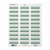 Rücksendeadressen-Aufkleber für Miniaturfarbblöcke (Vorne)